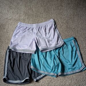 DSG Blue and Purple Athletic Shorts Lightweight Elastic Waist